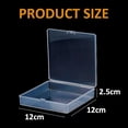 thumbnail image 2 of 6 Pieces Mini Plastic Clear Beads Storage Containers Box for Collecting Small Items, Beads, Jewelry - 120*120*25MM, 2 of 5