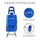thumbnail image 5 of Carrito para Mandado Compras Resistente Plegable y Multiusos azul, 5 of 9