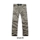 thumbnail image 4 of Pantalones de verano Qarigey para hombre con bolsillos laterales senderismo viajes secado rápido Caqui, 4 of 6