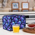 thumbnail image 6 of Haiem cool crystal Skull flower Print Toaster Covers 2 Slice Wide Slot,Bread Dust Cover & Fingerprint Protection,Bread Machine Cover,Appliance Covers, 6 of 7