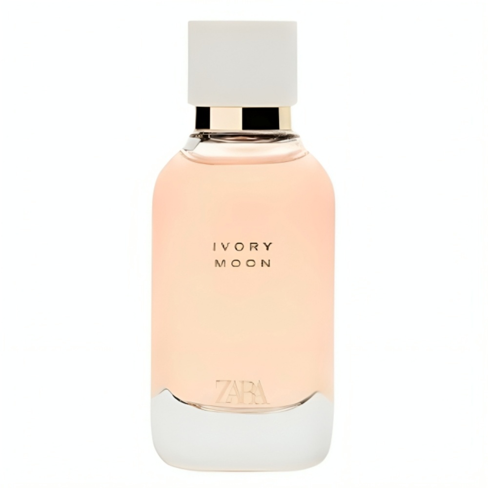 Zara Ivory Moon Women Perfume Feminine Woody Floral Fragrance with Peach Blossom Scent White Flowers & Salted Vanilla Eau de Parfum EDP 100ml (3.4 fl. oz.)