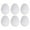 White, variant on Fovewise 6pcs Brown Paper Easter Eggs For Diy Crafts Unpainted Blank Eggs For Kids To Paint And Decorate Easter Party Diy Craft Unfinished Small Paper Eggs