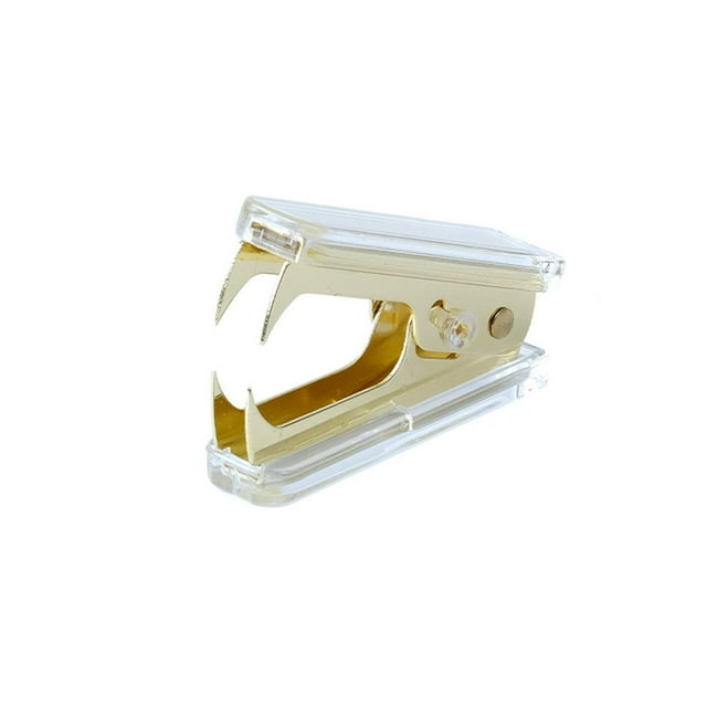 Acrílico transparente de la grapadora manual para el material de oficina del Oro Baoblaze grapadora de oficina