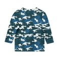 thumbnail image 5 of CLOISE Shirt Girls 3/4 Sleeve Boys Youth Crew Neck Tops Camouflage Outfits Fall Winter Clothes Blue 3-12T, 5 of 6