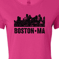 thumbnail image 4 of Inktastic Boston Massachusetts City Skyline with Grunge Women's T-Shirt, 4 of 5