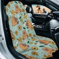 thumbnail image 2 of ZUXONGSY Car Seat Cover Towel Capybara Daisy Print Cars Seat Towel Covers Non-Slip Towel Bucket Seat Covers Universal Fit for Cars Suvs Vans Trucks, 2 of 8