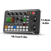Podcast Equipment Bundle, BM-800 Recording Studio Package with Voice Changer, Live Sound Card - Audio Interface for Laptop Computer Vlog Living Broadcast Live Streaming