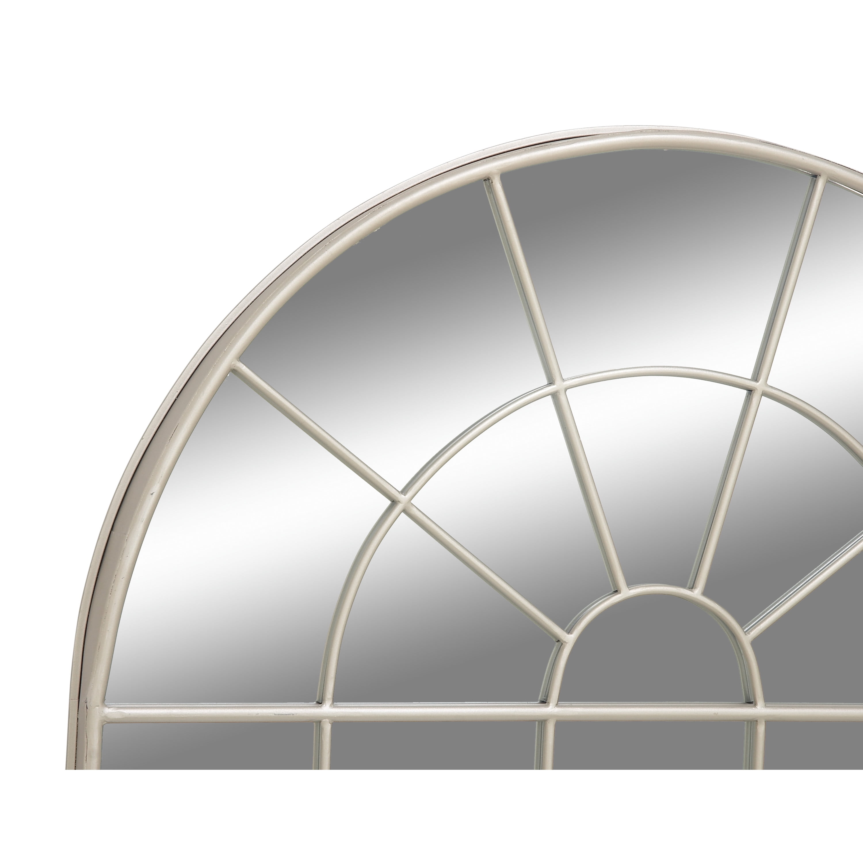 CosmoLiving by Cosmopolitan 34" x 56" White Window Pane Wall Mirror