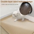 thumbnail image 3 of cat accessories Double-layer  Non-slip big Cat Litter Mat Pet Litter Box Filter MatWear Resistant  Cat Litter Mat  free shipping ShopWise Round, 3 of 7