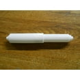 White Plastic Spring Loaded Toilet Paper Roll Roller Set, 2 pcs ...