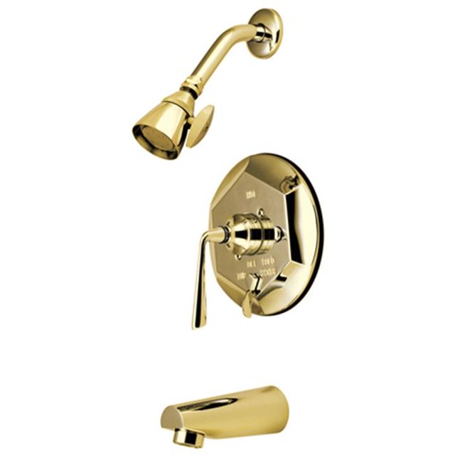 Kingston Brass KB46320ZL Robinet de Baignoire et de Douche à une Poignée
