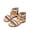 Black, variant on Girls Summer Roman Sandals Soft Sole Ethnic Boho Flat Casual Footwear For Kids