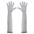 thumbnail image 2 of Guantes resistentes a cortes para hombres y mujeres, mangas protectoras transpirables antiabrasión para brazos para acampar, trabajo agrícola, patio, Medio Soledad Guantes resistentes a cortes, 2 of 9