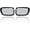 Glossy Black Chrome Diamond Meteor, variant on Matte Black Euro Front Center Kidney Grille Grill Fit 1997-2003 BMW E39 520i 523i 525i 528i 530i 535i 540i M5 4-Door