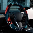 thumbnail image 6 of Seven Starred Iadybird Printed 14.5 Inch PVC Leather Steering Wheel Cover - Car Wheel Cover Auto Accessories, 6 of 6