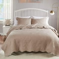 thumbnail image 2 of Greenland Home Fashions La Jolla Quilt Bedding Set, Taupe, 3-Piece Full/Queen, 2 of 5
