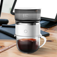 thumbnail image 3 of Portable Hand-Pressed Coffee Maker with Stainless Steel Filter Automatic Drip for Travel, Camping, Office, 3 of 8