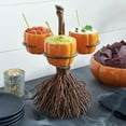 thumbnail image 5 of WSZZL Halloween Pumpkin Snack Bowl Stand with Ceramic Bowls for Candy, Desserts, Dips, and Party Decorations - Stable & Fun Halloween Serving Tray, 5 of 5