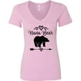 thumbnail image 3 of Inktastic Nana Bear Grandma Women's V-Neck T-Shirt, 3 of 5
