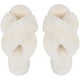 thumbnail image 3 of Zapatillas de mujer Zapatillas de felpa cálidas Zapatillas Sanda de piel deslizante, 3 of 5