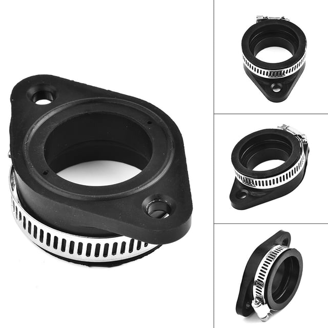 Lefu Carb Flange Intake Adapter Manifold Boot for Mikuni 30-34 Carburetors 32mm 34mm