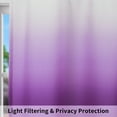 thumbnail image 4 of Alishomtll Kitchen Valance Curtains Purple Ombre Living Room Bedroom Windows Drapes ,52 x 18 inch,Rod Pocket, 4 of 8