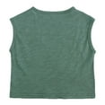 thumbnail image 4 of Hiijoy Toddler Boys Summer Casual Tank Tops Solid Color Loose Soft Sleeveless Shirt, 4 of 4