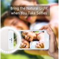 thumbnail image 4 of Anillo de luz para selfies, círculo LED, luz de relleno para selfies con clip y burbujas LED, recargable por USB, portátil para teléfonos inteligentes iPhone, computadoras portátiles, fotografías, 4 of 5