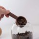 thumbnail image 4 of Billuyoard Juego de cuchara medidora de 2 piezas para cocina, cuchara de de nogal versátil, cuchara de para cocina Juegos de servir café y té Nogal negro, 4 of 6