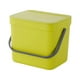 thumbnail image 1 of Wosthever Bote de basura colgante duradero para una eliminación de basura conveniente y botes de basura no perforados de fácil movimiento Suministros de limpieza para el hogar verde 7L, 1 of 6