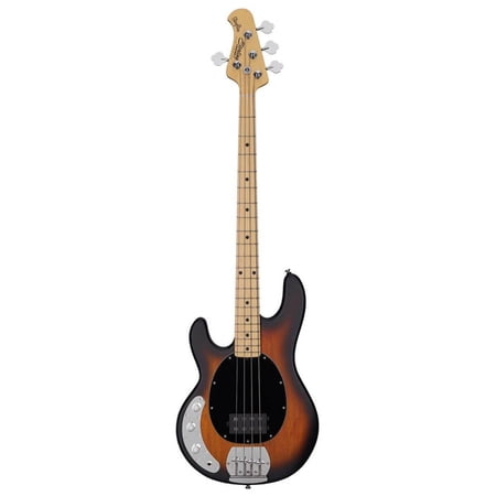 Sterling by Music Man StingRay Ray4LH Maple Fingerboard Left-Handed Electric Bass Vintage Sunburst