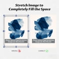 thumbnail image 3 of FLASHLUMI 8x12 Inch Abstract Blue Watercolor Canvas Wall Art, Modern Minimalist Decor for Living Room Bedroom, No Frame, 3 of 10