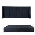 thumbnail image 1 of Box Base cama King Size + Cabecera Milan Azul, 1 of 6