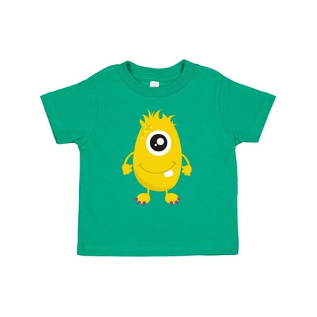 

Inktastic Cute Monster Yellow Monster Funny Monster Silly Gift Toddler Boy or Toddler Girl T-Shirt