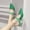Green, variant on Viluyesy Womens High Heels Sandals, Solid Color Pointed Toe Slip-On Summer Wedding Party Dressy Shoes Blue