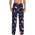 thumbnail image 3 of Fotbe Love Wine Men's Pajama Pants,Sleepwear Pants,Pj Bottoms Drawstring And Pockets-X-Large, 3 of 9