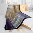 thumbnail image 1 of Manta de cama Blancho con diseño de patchwork, 155 x 220 cm, 1 of 5