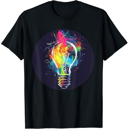 

Cool multicolor Light Bulb Costume for Boys and Girls T-Shirt