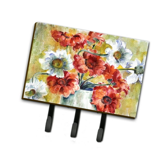 Flowers by Fiona Goldbacher Leash or Key Holder