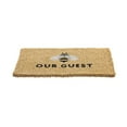 thumbnail image 2 of Evergreen Bee Our Guest Woven Back Indoor Outdoor Natural Coir Doormat 1'6"x2'6" Multicolored, 2 of 8