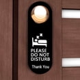 thumbnail image 4 of Fasiaou Do Not Disturb Door Hanger Sign, 1 Pack (Printed on Both Sides), 9.3″x3.5″Acrylic, Please Do Not Disturb Sign for Home, Office, Hotel, Bathroom, Bedroom, Pumping, Clinic, 4 of 6