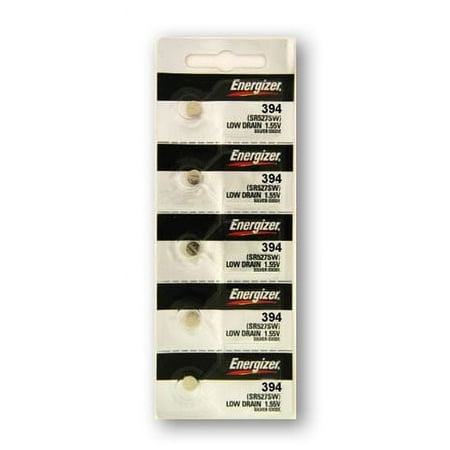 Energizer 394/380-SR936 Silver Oxide Button Battery 1.55V - 5 Pack + FREE SHIPPING!