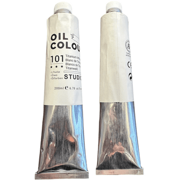 Artist Quality Oil Paint, Color: 710 Titanium White, Size: 180 ml Tube, ASTM