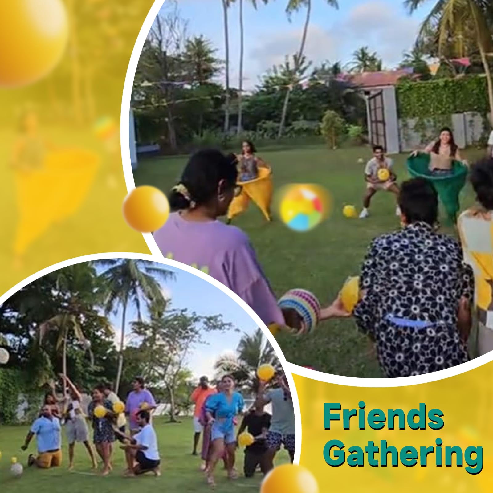 Granny Pants Yard Game, Granny Pants Outdoor Party Game Granny Pants Outdoor Game with Bouncy Balls and Pump Fun Family Reunion & Adult Yard Games for Groups