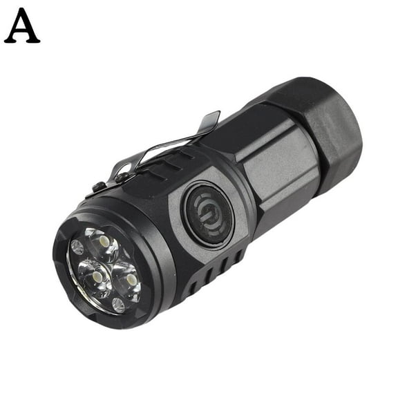 Super Bright Flashlight 3 LED Hat Clip Light Mini Small Torch Rechargeable USB Waterproof For Hiking Light Camping emergency power waterproof light lumens flashlight power lights flashlight re