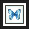 thumbnail image 1 of Shamp, Cindy 15x15 Black Ornate Wood Framed with Double Matting Museum Art Print Titled - Butterfly II, 1 of 4