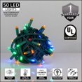 thumbnail image 3 of 5mm LED Multicolor Christmas Lights  Mini LED String Lights; 50 Lights  Green Wire  25ft (Balled Set)（Buy 2 Get 1 Free）, 3 of 6
