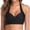 Black, variant on Women's Halter High Waist Bikini Tops Ruched Push Up Swimwear Beach Vacation Pool Party Sleeveless Tops, Pink M