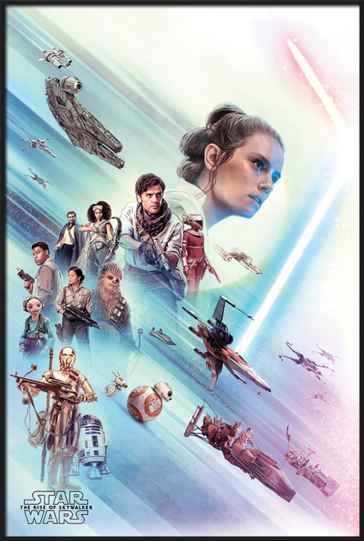 Star Wars Rise of Skywalker Movie Poster Canvas Art Giclee' Print 24" X 36" 