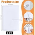 thumbnail image 2 of 39.37 Inch 2.19 Yards Iron on Fusible Fleece Interfacing Fabric White Adhesive Non Woven Lightweight One Sided Cloth Interface Interlining for Sewing Making Bags Clothes DIY Craft Supply, 2 of 7